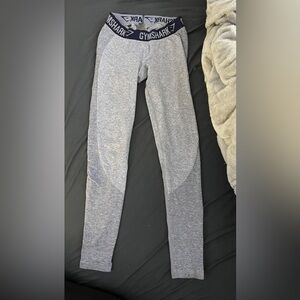 Gymshark Navy Blue and Grey Leggings